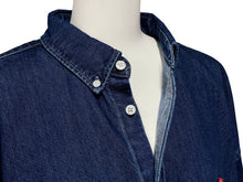 画像をギャラリービューアに読み込む, 新品未使用 Supreme シュプリーム Small Box Shirt 長袖デニムシャツ インディゴブルー サイズM FW25S2 中古 4b006383