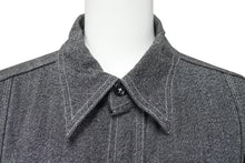 画像をギャラリービューアに読み込む, 極美品 KAPITAL キャピタル GRANDRELLE 2TONES BONE PATCH VENTILATOR WORKSHIRT 長袖シャツ K2504LS143 サイズXL チャコール 中古 4b006595