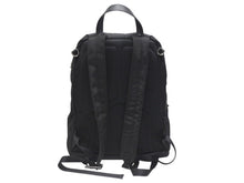 画像をギャラリービューアに読み込む, PRADA プラダ リュック バックパック 2VZ066 トライアングルロゴ ナイロン ブラック シルバー金具 美品 中古 4b006621