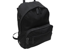 画像をギャラリービューアに読み込む, PRADA プラダ リュック バックパック 2VZ066 トライアングルロゴ ナイロン ブラック シルバー金具 美品 中古 4b006621