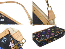 画像をギャラリービューアに読み込む, 新品同様 LOUIS VUITTON ルイヴィトン ポシェットアクセソワール アクセサリーポーチ M92648 モノグラム マルチカラー ブラック 中古 4b006636