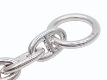 Load image into Gallery viewer, 新品未使用 HERMES エルメス Chaine d'Ancre Bracelet MM シェーヌダンクル MM ブレスレット Ag925 シルバー 15コマ 中古 4b006660