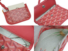 画像をギャラリービューアに読み込む, 新品未使用 GOYARD ゴヤール アンジュ ミニポーチ ハンドバッグ ANJEFLMINCG43TY43P ピンク 2025年限定 シルバー金具 中古 4b006690