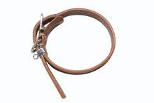 画像をギャラリービューアに読み込む, GOYARD ゴヤール 首輪 リード ペット用 ヘリンボーン ブラウン PVC レザー シルバー金具 良品 中古 4b006693
