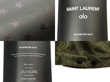 画像をギャラリービューアに読み込む, 新品未使用 SAINT LAURENT サンローラン × ALO アロ ヨガマット スター柄 ラバー ブラック 中古 4b006707