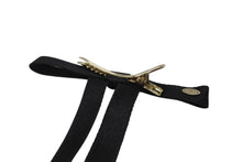 画像をギャラリービューアに読み込む, 新品未使用 CHANEL シャネル ヘアアクセサリー バレッタ ココマーク 25P刻印 AAA839 サテン シルク ブラック 中古 4b006711