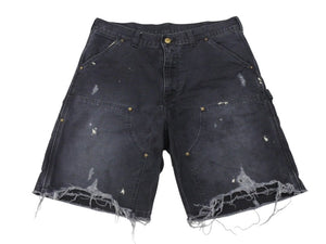 極美品 Saint Michael セントマイケル ダブルニー デニムショーツ