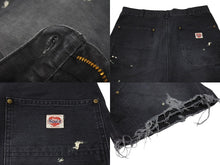 画像をギャラリービューアに読み込む, 極美品 Saint Michael セントマイケル ダブルニー デニムショーツ ダメージ加工 SM-HR8-0000-071 ブラック コットン サイズM 中古 4b006718