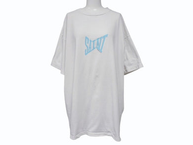 SAINT MICHAEL セントマイケル 半袖Ｔシャツ 24SS RIBON SAINT SM-YS8-0000-012 ホワイト コットン サイズXL 美品 中古 4b006724
