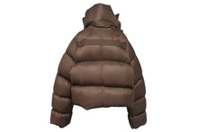 画像をギャラリービューアに読み込む, 極美品 RICK OWENS リックオウエンス Funnel Neck Padded Jacket ファンネルネック ダウンジャケット YZERR着用 ブラウン サイズ48 中古 4b005879