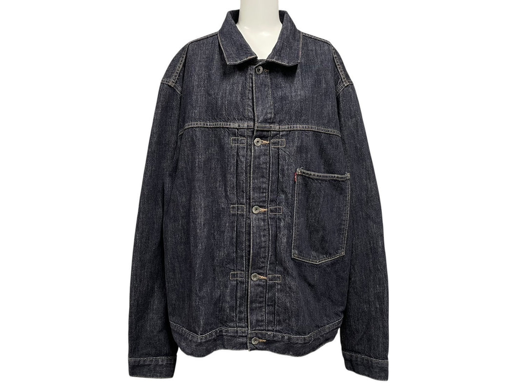 極美品 Levi's リーバイス デニム ジャケット ユーロリーバイス 大戦モデル 1st 70501 04 インディゴネイビー サイズXL 中古 4b006730