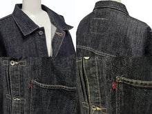 画像をギャラリービューアに読み込む, 極美品 Levi&#39;s リーバイス デニム ジャケット ユーロリーバイス 大戦モデル 1st 70501 04 インディゴネイビー サイズXL 中古 4b006730