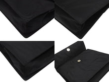 画像をギャラリービューアに読み込む, PRADA プラダ ハンドバッグ トライアングルロゴ B7003 メタルハンドル テスート ブラック 美品 中古 4b006760