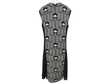 画像をギャラリービューアに読み込む, PRADA プラダ ニット ロングワンピース P3F95 サンプル品 ジョーゼット ジャガード ホワイト ブラック 美品 中古 4b006765