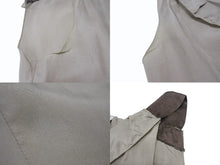 画像をギャラリービューアに読み込む, MIUMIU ミュウミュウ 06SS ノースリーブ チュニック トップス MT572 HAO シルク ベージュ ブラウン サイズ42 美品 中古 4b006768