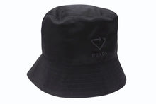 画像をギャラリービューアに読み込む, 極美品 PRADA プラダ バケットハット トライアングルロゴ RE NYLON 2HC137 リサイクルポリミアド ブラック サイズS 中古 4b006769