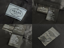 Load image into Gallery viewer, 極美品 PRADA プラダ Bonding Coat ボンディングコート P695II S191 サイズ38S ブラック ロゴパッチ ポリエステル スパンデックス 中古 4b006898