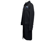 Load image into Gallery viewer, 極美品 PRADA プラダ Bonding Coat ボンディングコート P695II S191 サイズ38S ブラック ロゴパッチ ポリエステル スパンデックス 中古 4b006898