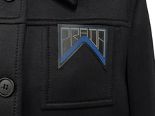 Load image into Gallery viewer, 極美品 PRADA プラダ Bonding Coat ボンディングコート P695II S191 サイズ38S ブラック ロゴパッチ ポリエステル スパンデックス 中古 4b006898