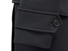 Load image into Gallery viewer, 極美品 PRADA プラダ Bonding Coat ボンディングコート P695II S191 サイズ38S ブラック ロゴパッチ ポリエステル スパンデックス 中古 4b006898