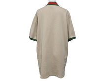 Load image into Gallery viewer, GUCCI グッチ Polo Shirt シェリーライン ストレッチポロシャツ サイズL ベージュ コットン 美品 中古 4b006900