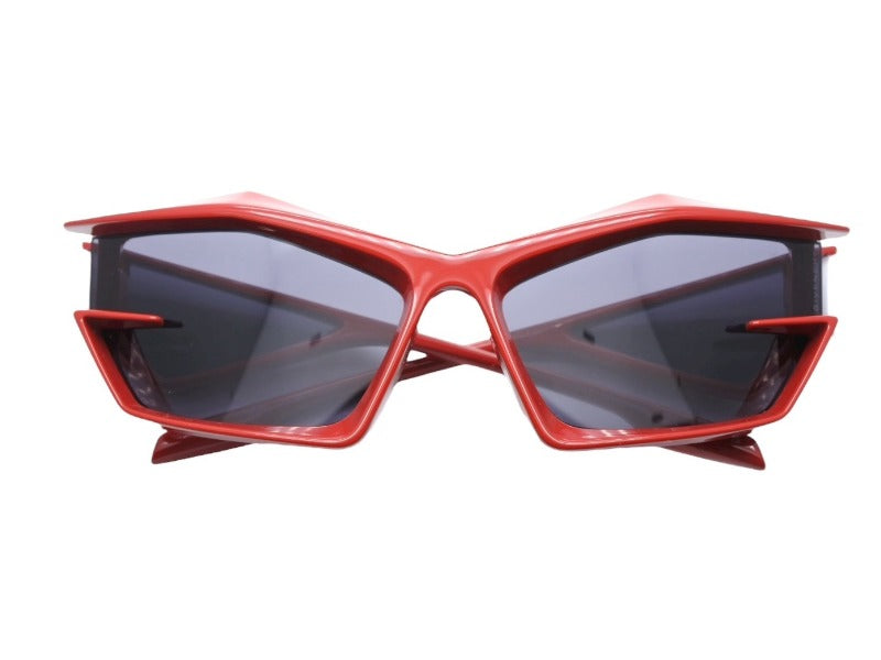 極美品 GIVENCHY ジバンシー GivCut ギブカット サングラス 3Dプリント ナイロン製 GV40049U レッド サイズ69◻︎17 中古 4b006910