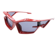 画像をギャラリービューアに読み込む, 極美品 GIVENCHY ジバンシー GivCut ギブカット サングラス 3Dプリント ナイロン製 GV40049U レッド サイズ69◻︎17 中古 4b006910