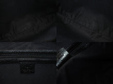 Load image into Gallery viewer, GUCCI グッチ ショルダーバッグ ホーボー ブラック シルバー金具 GGキャンバス レザー レディース 美品 中古 4b006930