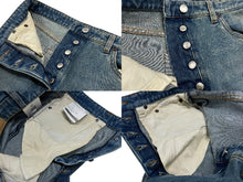 画像をギャラリービューアに読み込む, PRADA プラダ デニムパンツ ジーンズ GFP497 サイズ26 トライアングルロゴ インディゴブルー コットン 美品 中古 4b006936