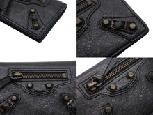 Load image into Gallery viewer, 極美品 BALENCIAGA バレンシアガ クラシック ザ シティ カードケース ブラック レザー 名刺入れ コインケース 財布 ウォレット 310703 中古 4b006937