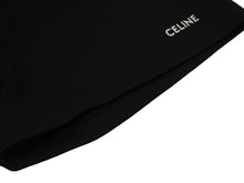 Load image into Gallery viewer, 極美品 CELINE セリーヌ ショーツ ショートパンツ 2Z144121O サイズL ブラック ポリエステル ロゴプリント 中古 4b006963