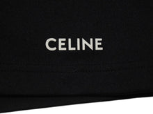 Load image into Gallery viewer, 極美品 CELINE セリーヌ ショーツ ショートパンツ 2Z144121O サイズL ブラック ポリエステル ロゴプリント 中古 4b006963