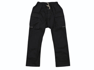 Rick Owens リックオウエンス パンツ CARGO LONG PANTS RU01D3379 LIDO期 24SS コットン ポリウレタン ブラック サイズ48 美品 中古 4b006964