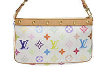 画像をギャラリービューアに読み込む, 新品同様 LOUIS VUITTON ルイヴィトン ポシェット アクセソワール アクセサリーポーチ M92649 モノグラム マルチカラー 村上隆 中古 4b007020