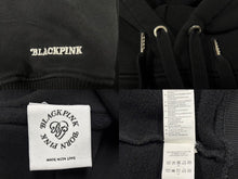 Load image into Gallery viewer, BLACKPINK ブラックピンク VERDYコラボ パーカー BORNPINKツアーグッズ ブラック コットン ポリエステル サイズM 美品 中古 4b007031