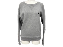 Load image into Gallery viewer, CELINE セリーヌ トリオンフ スウェット ロゴ ワンポイント ガジェット 2Y090345F グレー コットン 中古 4b007036
