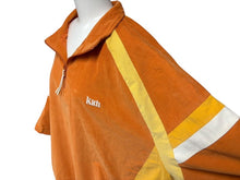 画像をギャラリービューアに読み込む, KITH キース コーデュロイ ハーフジップ 半袖トラックジャケット SS2022 RN140659 オレンジ コーデュロイ サイズXL 美品 中古 4b007041