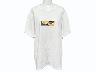 Supreme シュプリーム 17AW Box Logo Tee ボックスロゴ 半袖Tシャツ サイズM ホワイト Brooklyn Open記念 美品 中古 4b007058