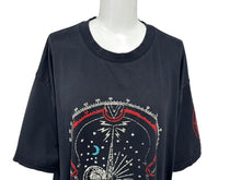 画像をギャラリービューアに読み込む, Givenchy ジバンシー 半袖Ｔシャツ BM70FT3002 ブラック コットン バックプリント サイズM 美品 中古 4b007062