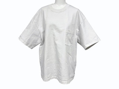 AURALEE オーラリー STAND-UP TEE スタンドアップTシャツ ポケット 半袖 ショートスリーブ 3 A23ST01SU 美品 中古 4b007063