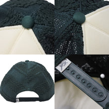 画像をギャラリービューアに読み込む, KITH キース Striped Ladder Lace Poly Foam Trucker トラッカー キャップ KHM050726 フリーサイズ グリーン 良品 中古 4b007070