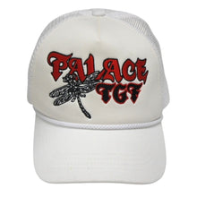 画像をギャラリービューアに読み込む, PALACE パレス TGF Trucker メッシュ キャップ アジャスター 24FW ホワイト レッド ポリエステル 良品 中古 4b007071