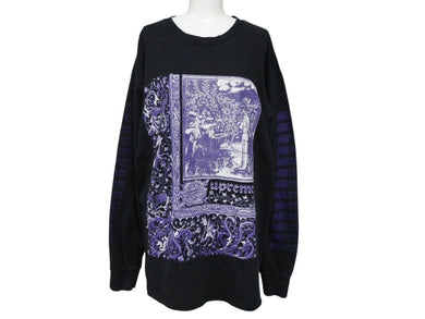 SUPREME シュプリーム Saint Sebastian L/S Tee 24SS セイント セバスチャン 長袖カットソー ブラック XL 美品 中古 4b007079