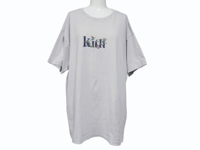 KITH キース 22ss Jacobean Serif Logo Vintage Tシャツ L コットン グレー 22-071-060-0005-1-0 中古 4b007080