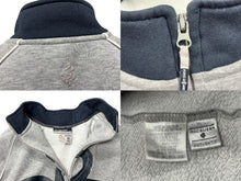 Load image into Gallery viewer, ROCAWEAR ロカウェア レアモデル ロゴプリント トラックジャケット パーカー グレー ネイビー コットン サイズXL 美品 中古 4b007105