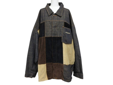 [USED/中古]pellepelle ペレペレ ジャケット マルチカラー コットン デニム XXXL Aランク 中古 4b007109