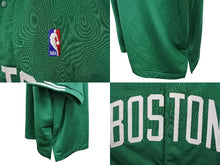 画像をギャラリービューアに読み込む, BOSTON CELTICS ボストンセルティックス Shooting Shirt シューティングジャージ グリーン 緑 美品 中古 4b007127