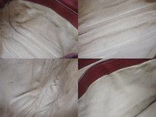 画像をギャラリービューアに読み込む, MIUMIU ミュウミュウ ショルダーバッグ セカンドバッグ 2WAYバッグ ボルドー レザー ロゴ金具 ゴールド金具 美品 中古 4b007138