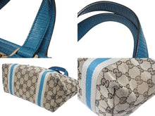 Load image into Gallery viewer, GUCCI グッチ ハンドバッグ 120844 ブラウン ベージュ GGスプリームキャンバス レザー シルバー金具 美品 中古 4b007144