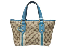 Load image into Gallery viewer, GUCCI グッチ ハンドバッグ 120844 ブラウン ベージュ GGスプリームキャンバス レザー シルバー金具 美品 中古 4b007144
